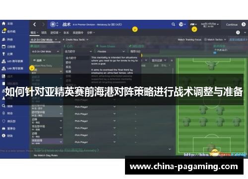 如何针对亚精英赛前海港对阵策略进行战术调整与准备