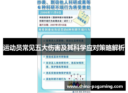 运动员常见五大伤害及其科学应对策略解析